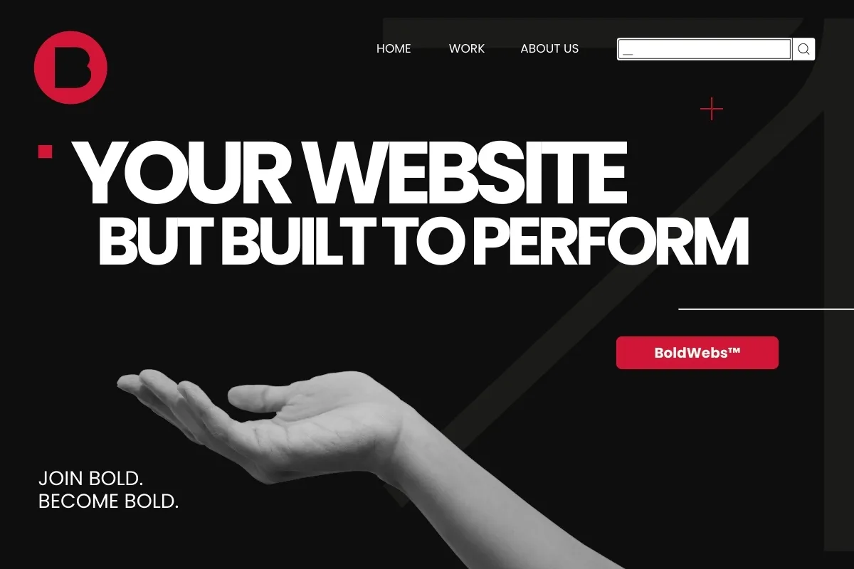 Bold website design